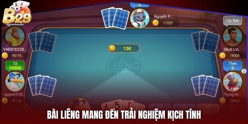 Bài liêng mang đến trải nghiệm kịch tính